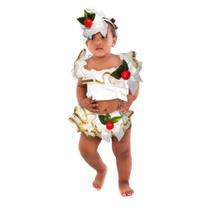 Fantasia Baiana Bebê Para Carnaval Roupa Menina Super Luxo Fantasia Baiana Bebê Para Carnaval Roupa Menina Super Luxo