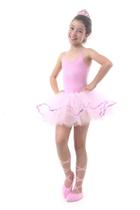 Fantasia Bailarina Branca Infantil - Carnaval Fantasia Bailarina Branca Infantil - Carnaval