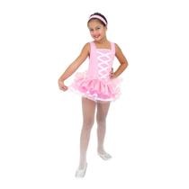 Fantasia Bailarina Rosa Infantil