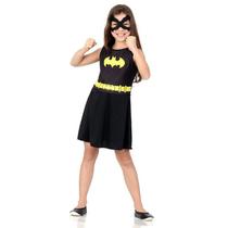 Fantasia Batgirl Infantil Super Pop com Máscara