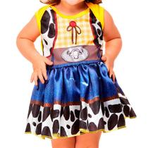 Fantasia Bebe Menina Vestido Xerife Country Boiadeira de 0 a 1 ano Fantasia Bebe Menina Vestido Xerife Country Boiadeira de 0 a 1 ano