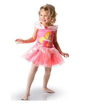 Fantasia Bela Adormecida Infantil Princesa Aurora Bailarina