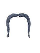Fantasia Bigode Falso Longo com laterais preto pelúcia Fantasia Bigode Falso Longo com laterais preto pelúcia