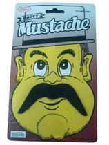 Fantasia bigode falso preto em pelúcia modelo 2151 Fantasia bigode falso preto em pelúcia modelo 2151