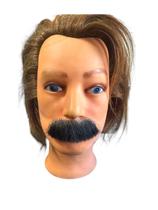 Fantasia Bigode Falso preto grosso + cola 10ml + removedor