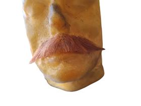 Fantasia Bigode falso ruivo postiço + cola e removedor Fantasia Bigode falso ruivo postiço + cola e removedor