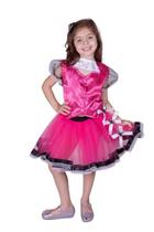 Fantasia Boneca Aranha Rosa Infantil