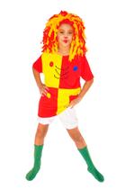 Fantasia Boneca De Pano Emilia Infantil + Peruca Fantasia Boneca De Pano Emilia Infantil + Peruca