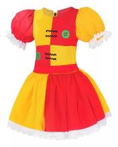 Fantasia boneca Emília - Sítio do Pica-Pau amarelo - infantil Fantasia boneca Emília - Sítio do Pica-Pau amarelo - infantil