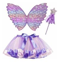 Fantasia Borboleta Fada Arco Íris Unicórnio Asas Carnaval Desenho do tecido:AzulTamanho:2-8 anos Fantasia Borboleta Fada Arco Íris Unicórnio Asas Carnaval Desenho do tecido:AzulTamanho:2-8 anos