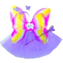 Fantasia Borboleta Infantil Saia Asa Arco Festa Carnaval Fantasia Borboleta Infantil Saia Asa Arco Festa Carnaval