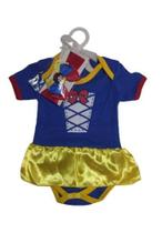 Fantasia Branca de Neve Body Bebe