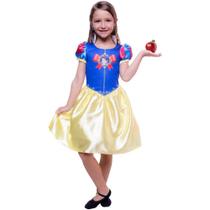 Fantasia Branca de Neve Infantil Clássica Pop Fantasia Branca de Neve Infantil Clássica Pop