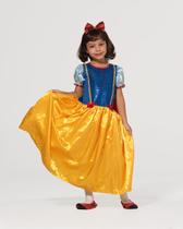 Fantasia Branca de Neve Infantil LUXO - Envio Rápido