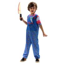 Fantasia Brinquedo Assassino Infantil Roupa do Chucky Halloween Sulamericana 923268