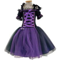 Fantasia Bruxinha Infantil de Luxo Halloween