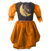 Fantasia Bruxinha Janjan Colorida Infantil Halloween Fantasia Bruxinha Janjan Colorida Infantil Halloween