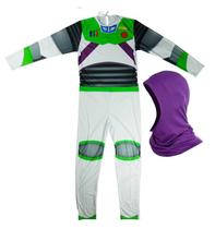 Fantasia Buzz Lightyear Toy Story Adulto Com Gorro - Fantasias Carol EF