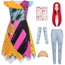 Fantasia Cabeny Sally feminina Christmas Nightmare Halloween XS Fantasia Cabeny Sally feminina Christmas Nightmare Halloween XS