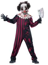 Fantasia California Costumes Boys Killer Clown Tamanho L (10-12)