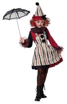Fantasia California Costumes Clever Clown para meninas tamanho M Fantasia California Costumes Clever Clown para meninas tamanho M