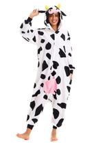 Fantasia CANASOUR Polar Fleece Halloween para adultos Anime Cow XL