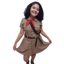 Fantasia Cangaceira Vestido com Chapéu Adulto Fantasia Cangaceira Vestido com Chapéu Adulto