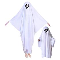 Fantasia Capa Fantasma Infantil e Adulto Assombração Assustador Ghost Festa Halloween Dia das Bruxas Noites do Terror