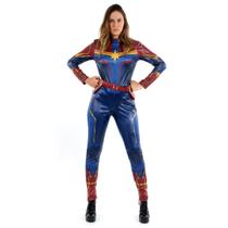 Fantasia Capitã Marvel Adulto Luxo - Captain Marvel Fantasia Capitã Marvel Adulto Luxo - Captain Marvel