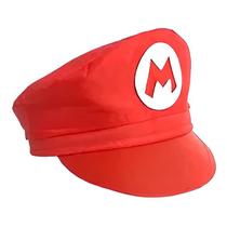 Fantasia Carnaval Chapéu Super Mário Bros Cosplay Gamer Adulto Infantil Ajustável Herói do Videogame Festa Temática Geek Boné Boina Touca Gorro Fantasia Carnaval Chapéu Super Mário Bros Cosplay Gamer Adulto Infantil Ajustável Herói do Videogame Festa Temática Geek Boné Boina Touca Gorro