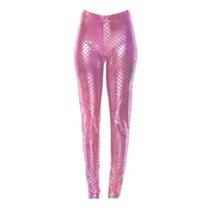 Fantasia Carnaval Feminina Calça Legging Modeladora Escamas Sereia Degrade Fantasia Carnaval Feminina Calça Legging Modeladora Escamas Sereia Degrade