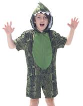 Fantasia Carnaval Menino Dinossauro Infantil Macacão Capuz