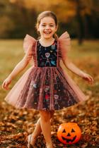 Fantasia Caveirinhas Vestido Halloween Infantil Para Menina Delicado Caveira Fofa H1 Fantasia Caveirinhas Vestido Halloween Infantil Para Menina Delicado Caveira Fofa H1