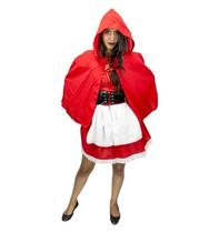 Fantasia Chapeuzinho Vermelho Adulto Com Capa Fantasia Chapeuzinho Vermelho Adulto Com Capa