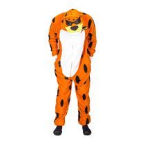 Fantasia Chester Cheetah Cheetos Macacão de Fleece XL Fantasia Chester Cheetah Cheetos Macacão de Fleece XL