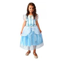Fantasia Cinderela Princesa Clássica Infantil