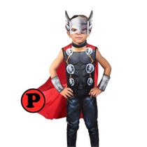 Fantasia Clássica Infantil Thor Vingadores Avengers Tam P - Novabrink Industria de Plastic