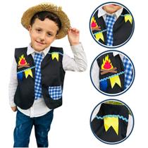 Fantasia Colete Caipira Infantil