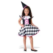 Fantasia Colombina Infantil - Carnaval Fantasia Colombina Infantil - Carnaval