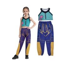 Fantasia Completa De Cosplay De Anime K-Pop Rumi Zoey Caçadora De Demônios Para Meninas, Roupas Para Fantasia Completa De Cosplay De Anime K-Pop Rumi Zoey Caçadora De Demônios Para Meninas, Roupas Para