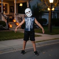 Fantasia completa Halloween Esqueleto.