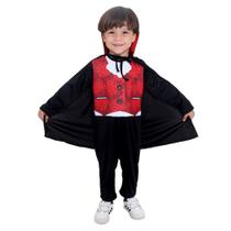 Fantasia Conde Drácula Infantil para Bebê com Capa