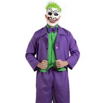 Fantasia Coringa Adulto Halloween Carnaval Festa Cosplay Não Acompanha Mascara