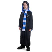 Fantasia Corvinal Infantil com Cachecol - Harry Potter