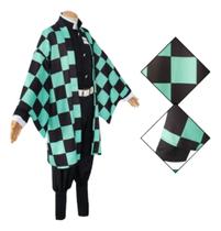 Fantasia Cosplay Anime Tanjirou Kamado Demon Slayers Kimono