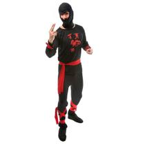 Fantasia Cosplay Ninja Adulto Masculino - Jade Fashion