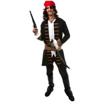 Fantasia Cosplay Piratas Do Caribe Jack Sparrow Adulto
