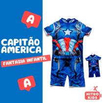 Fantasia Curta sem Enchimento do Capitão America