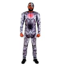 Fantasia Cyborg Adulto Masculino Luxo Com Máscara Fantasia Cyborg Adulto Masculino Luxo Com Máscara
