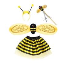 Fantasia De Abelha Asa Varinha Tiara Saia Carnaval Cosplay Fantasia De Abelha Asa Varinha Tiara Saia Carnaval Cosplay